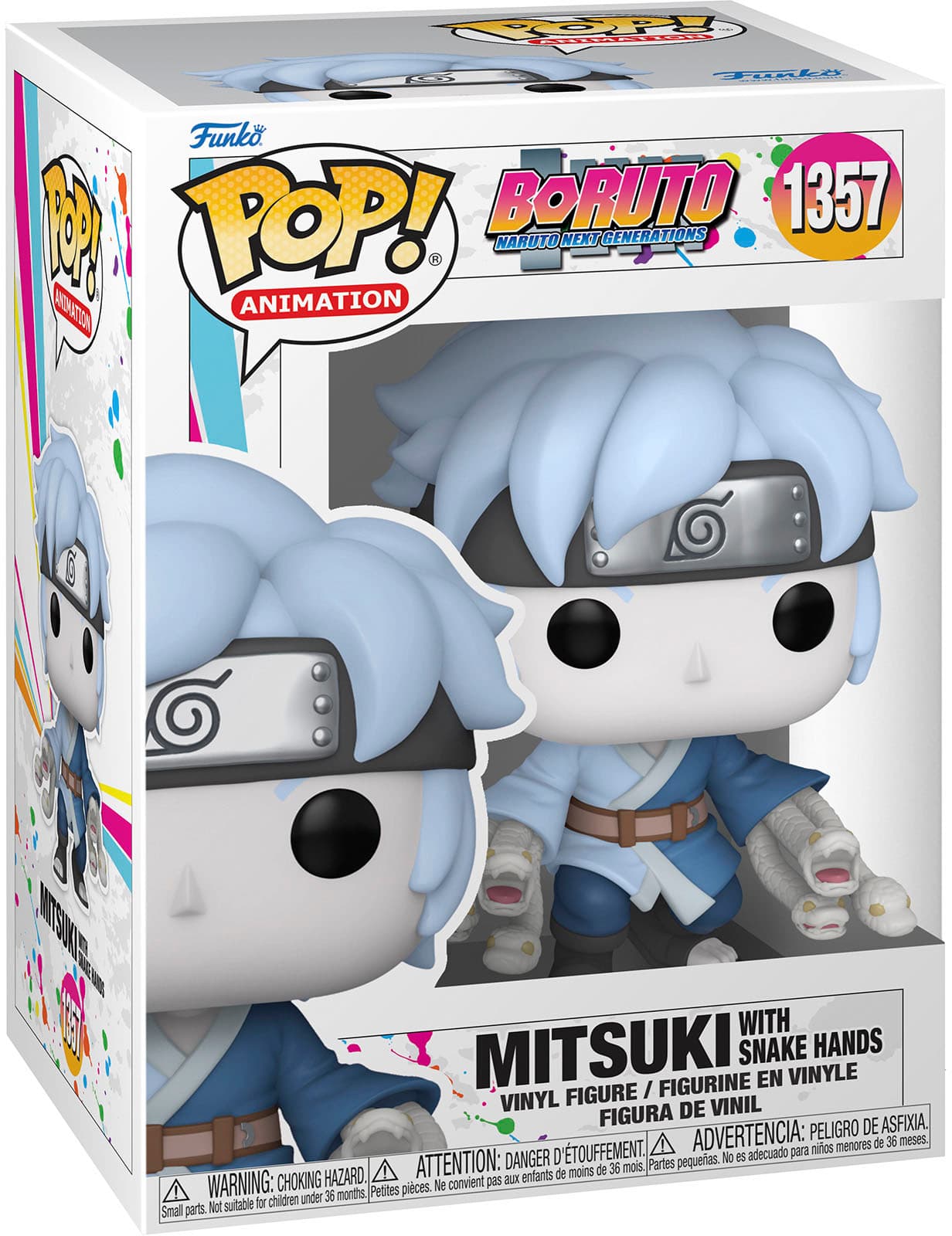 Angle. Funko - POP! Animation: Boruto Naruto Next Generations- Mitsuki with Snake Hands.