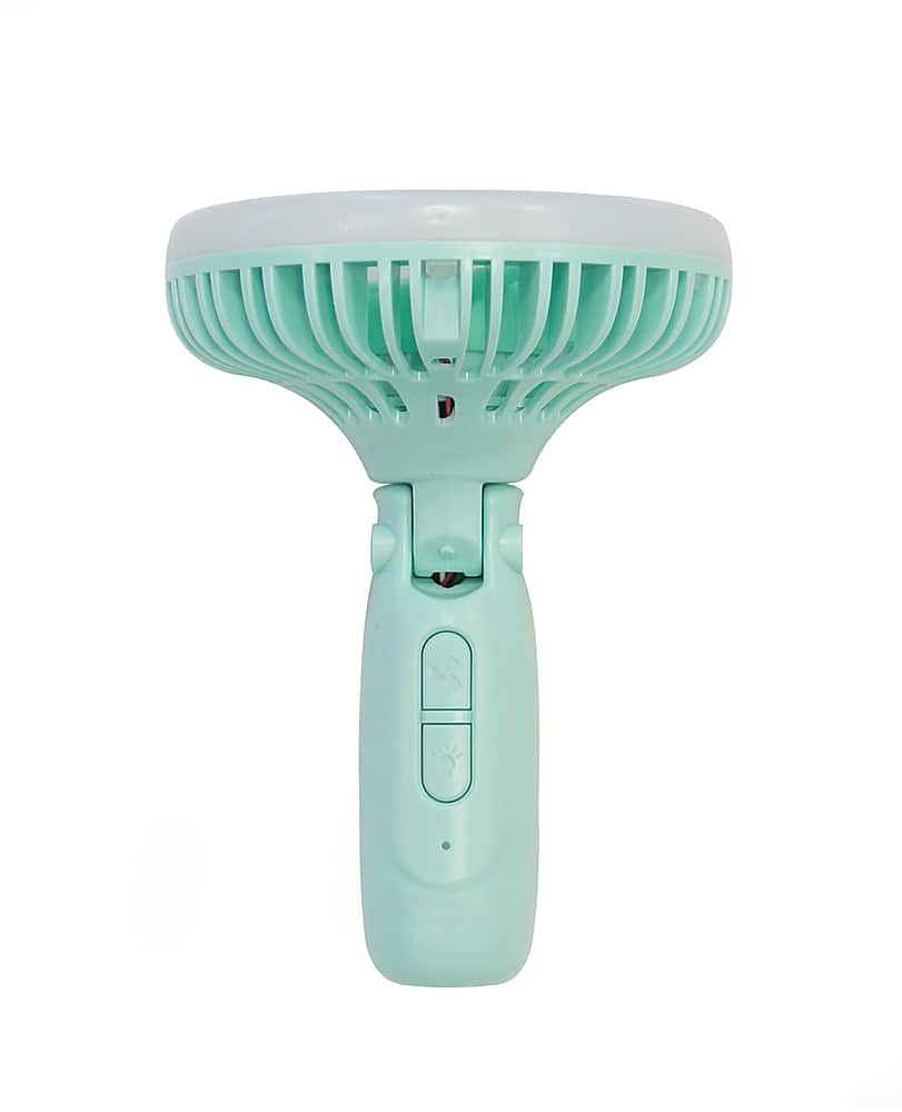 Angle View: Sunpentown - Personal Hand-Held Fan - Green