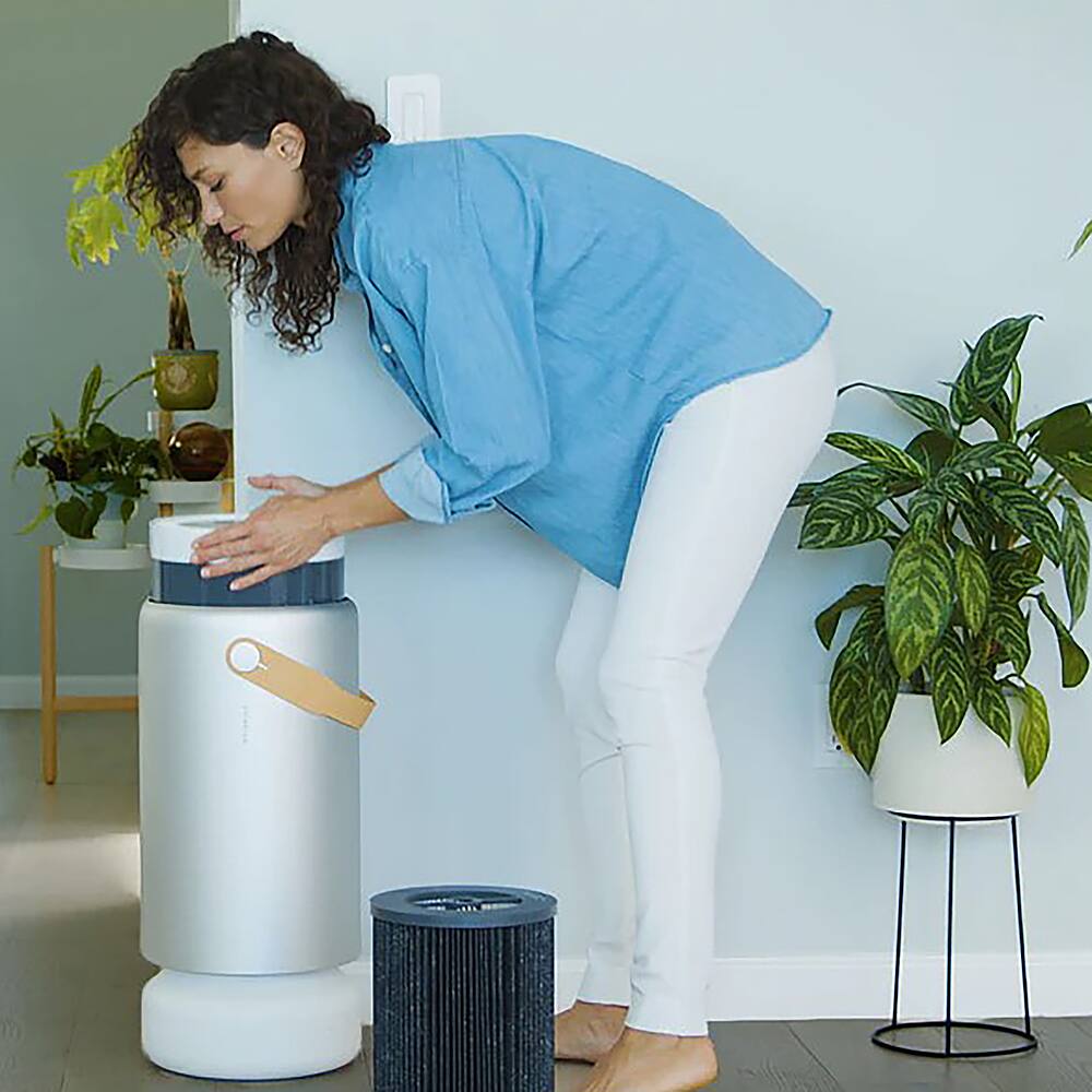 Alt View 11. Molekule - PECO-HEPA Replacement Air Filter for Air Pro Air Purifier - Dark Gray.