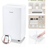 Honeywell - 14,500 BTU Portable Air Conditioner - White - Front_Zoom