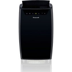 Honeywell - 14,000 BTU Portable Air Conditioner - Black - Front_Zoom
