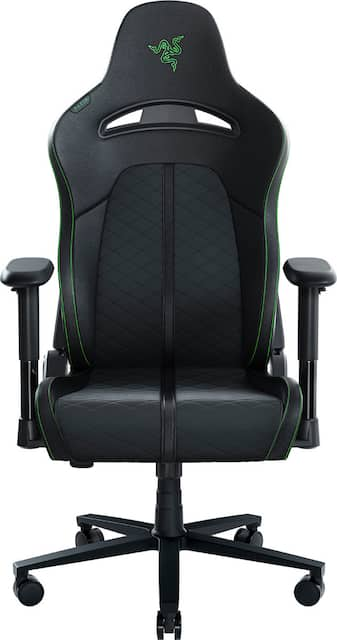 Razer Enki X Essential Gaming Chair for All Day Comfort Black Green RZ38 03880700 R3U1 Best Buy