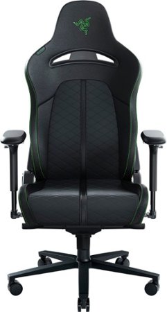 Razer - Enki Gaming Chair for All-Day Comfort - Black