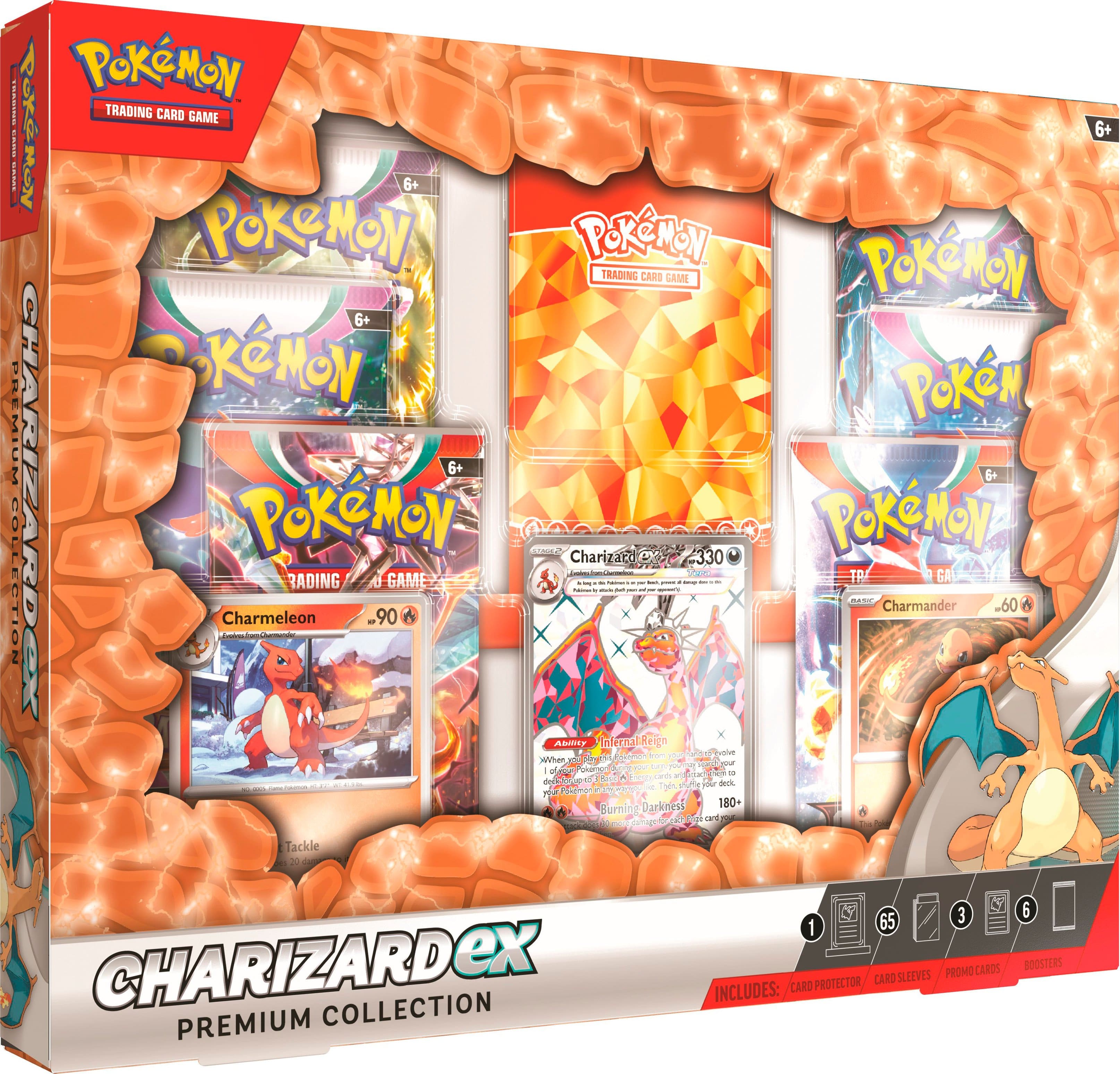 Front. Pokémon - Trading Card Game: Charizard ex Premium Collection - Styles May Vary.