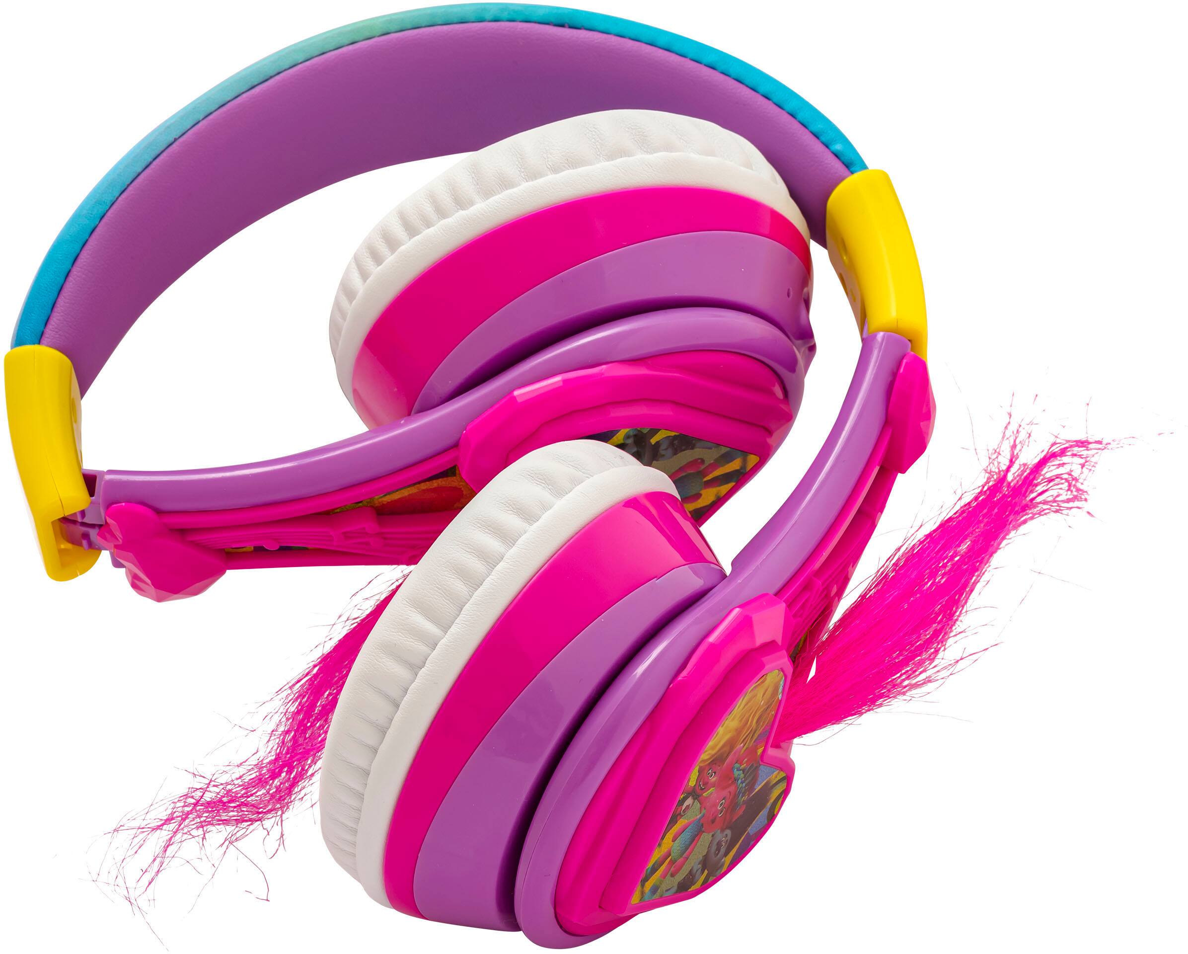 Alt View 12. eKids - DreamWorks Trolls Wireless Over-the-Ear Headphones - Pink.