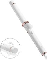 T3 - CurlWrap 1.25" Automatic Rotating Curling Iron with Long Barrel - White - Angle_Zoom