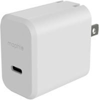 mophie - speedport 30 30W USB-C PD GaN Fast Wall Charger - White - Front_Zoom