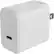 Front. mophie - speedport 30 30W USB-C PD GaN Fast Wall Charger - White.