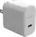 Alt View 13. mophie - speedport 30 30W USB-C PD GaN Fast Wall Charger - White.