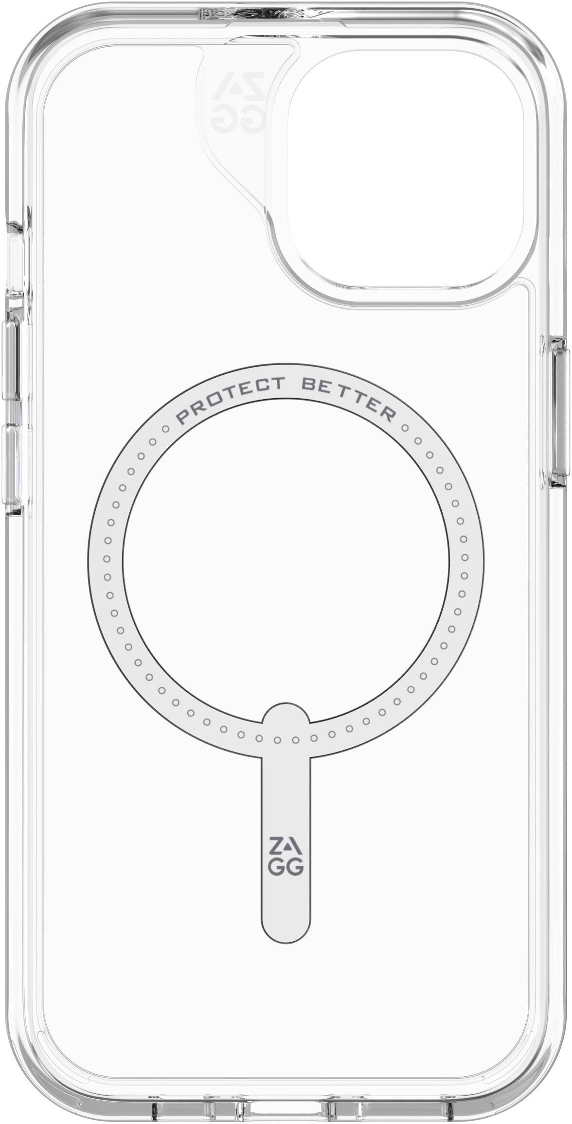 Alt View 3. ZAGG - mophie New Phone Essentials Kit: 360 Protection + Fast, Compact Power for Apple iPhone 15 - Clear/White.
