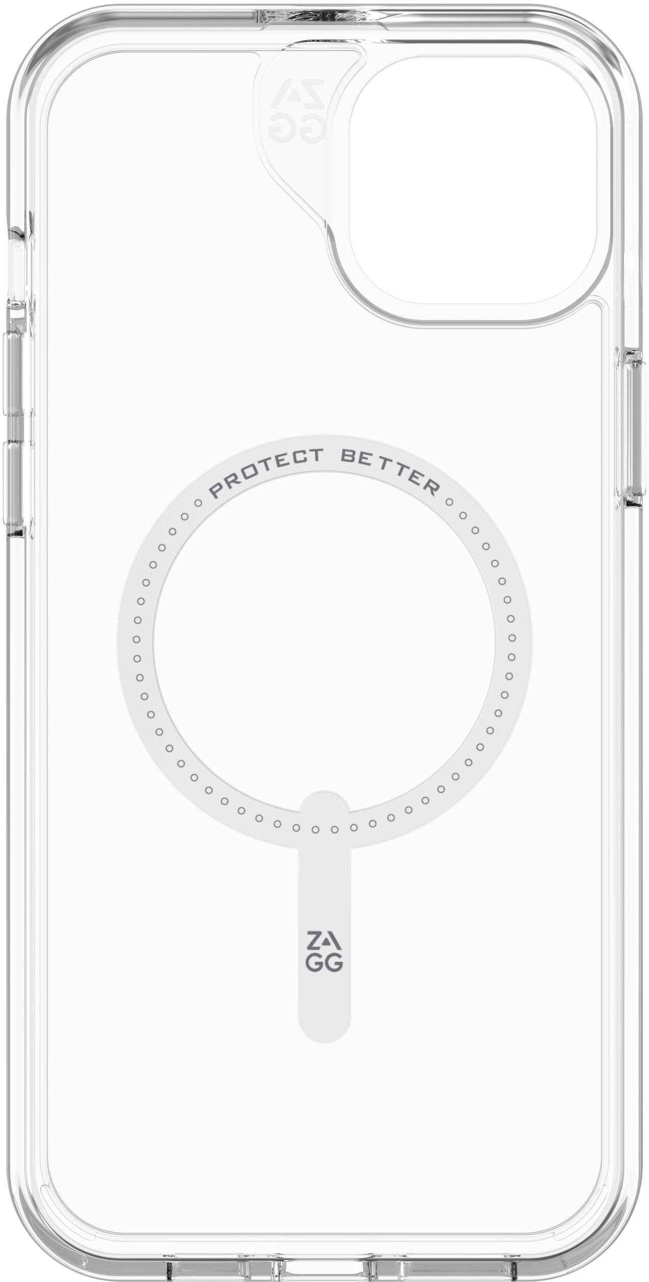 Alt View 3. ZAGG - mophie New Phone Essentials Kit: 360 Protection + Fast, Compact Power for Apple iPhone 15 Plus - Clear/White.