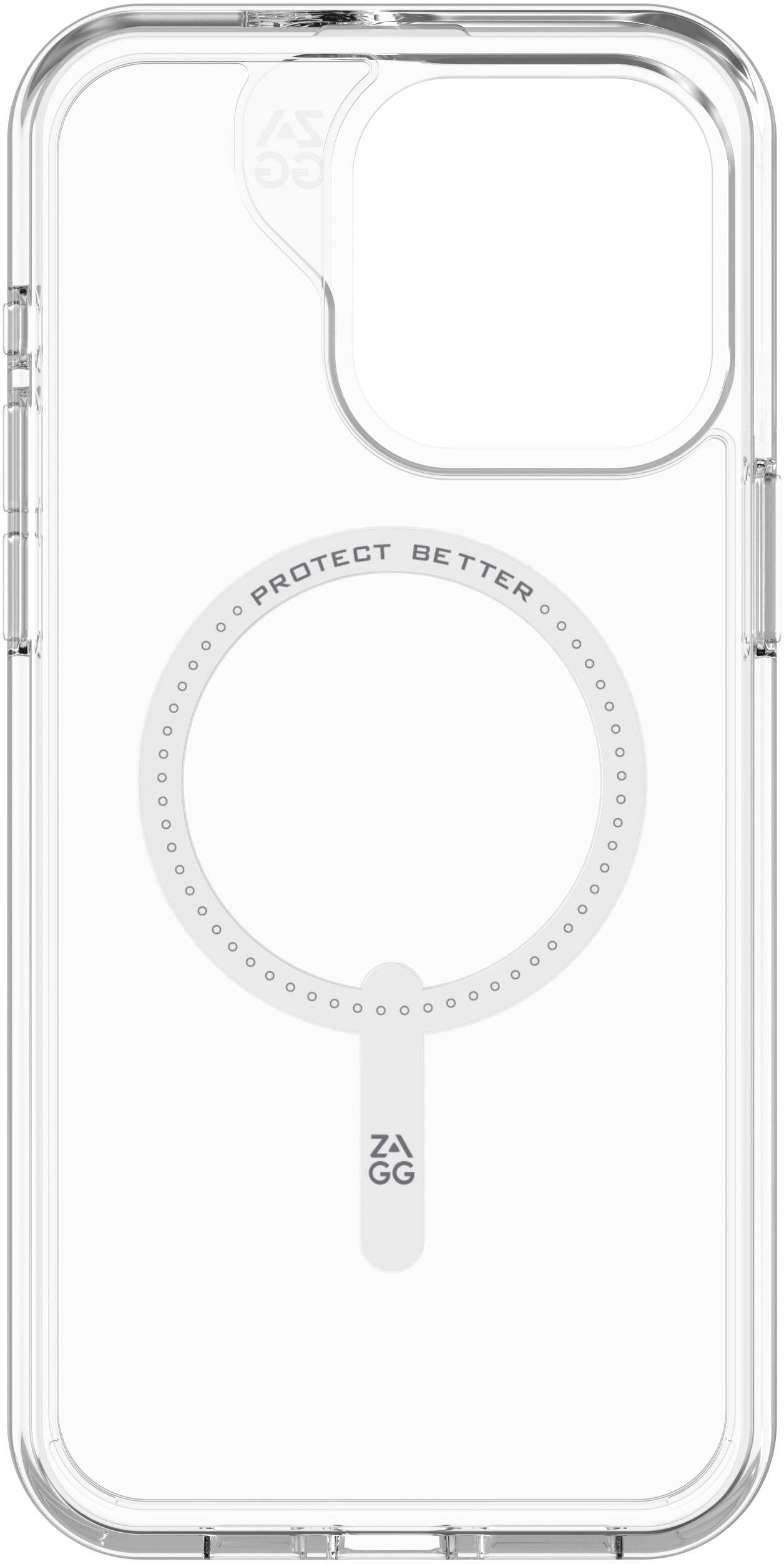 Alt View 3. ZAGG - mophie New Phone Essentials Kit: 360 Protection + Fast, Compact Power for Apple iPhone 15 Pro Max - Clear/White.