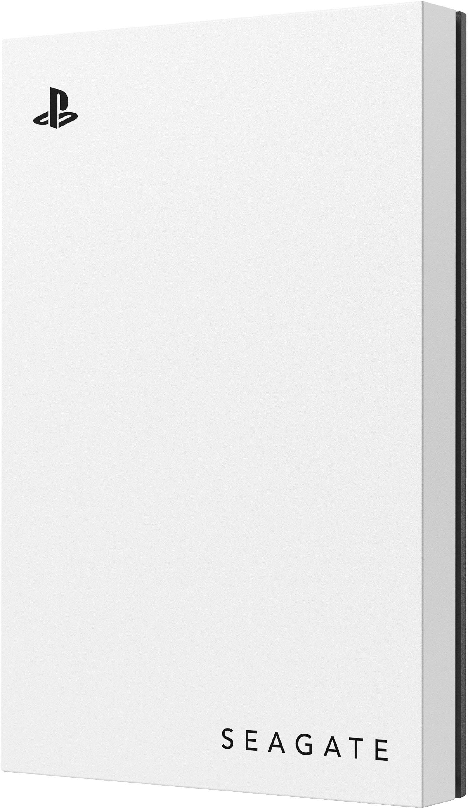 Alt View 12. Seagate - Game Drive for PlayStation Consoles 2TB External USB 3.2 Gen 1 Portable Hard Drive with Blue LED Lighting - White.