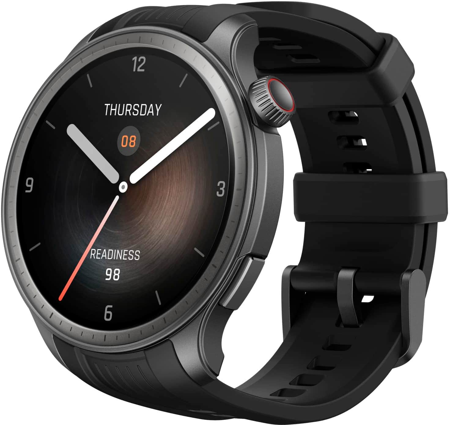 Alt View 12. Amazfit - Balance Smartwatch 38mm Aluminum Alloy - Black.