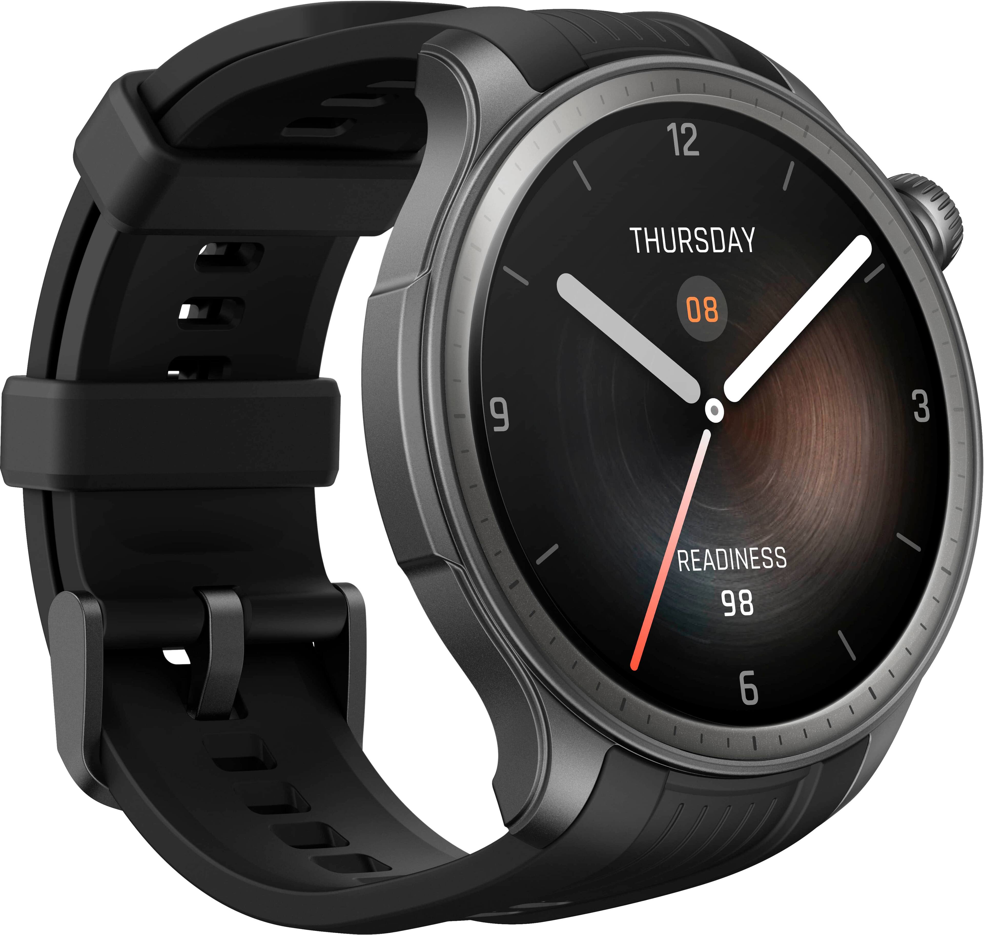 Alt View 5. Amazfit - Balance Smartwatch 38mm Aluminum Alloy - Black.