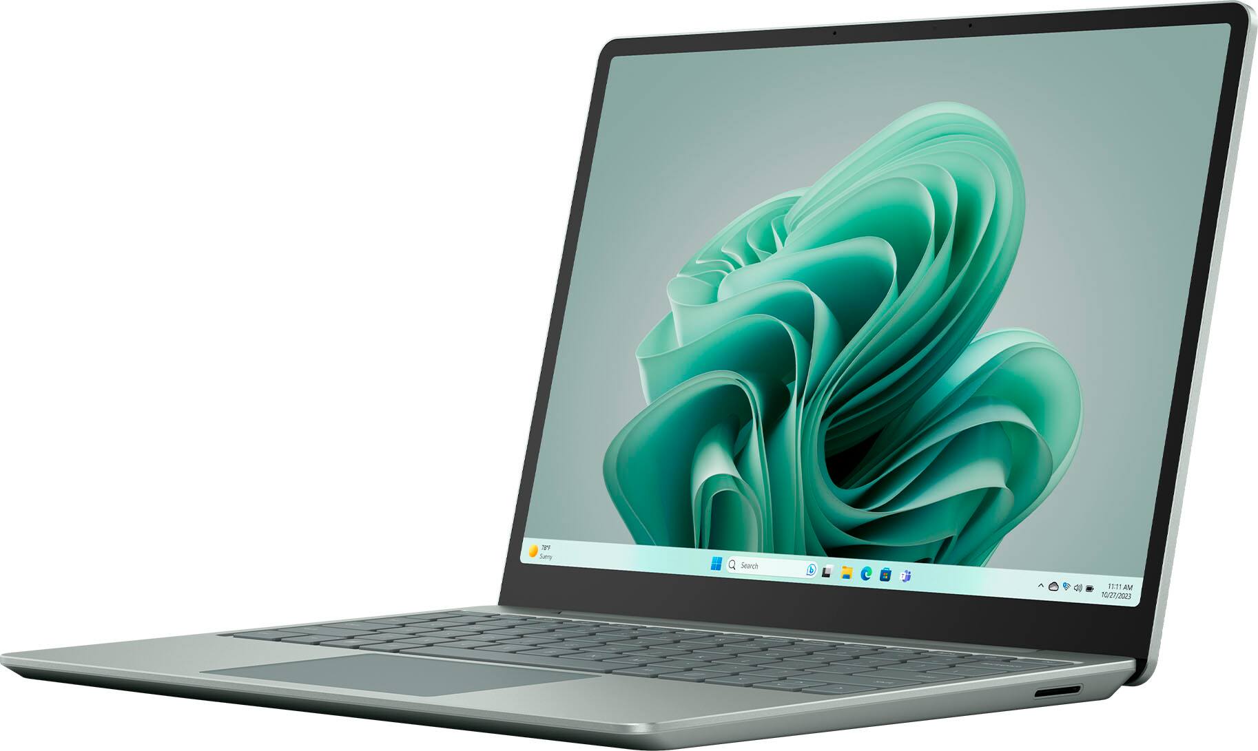 Alt View 15. Microsoft - Surface Laptop Go 3 - 12.4" Touch-Screen - Intel Core i5 with 8GB Memory - 256GB SSD (Latest Model) - Sage.