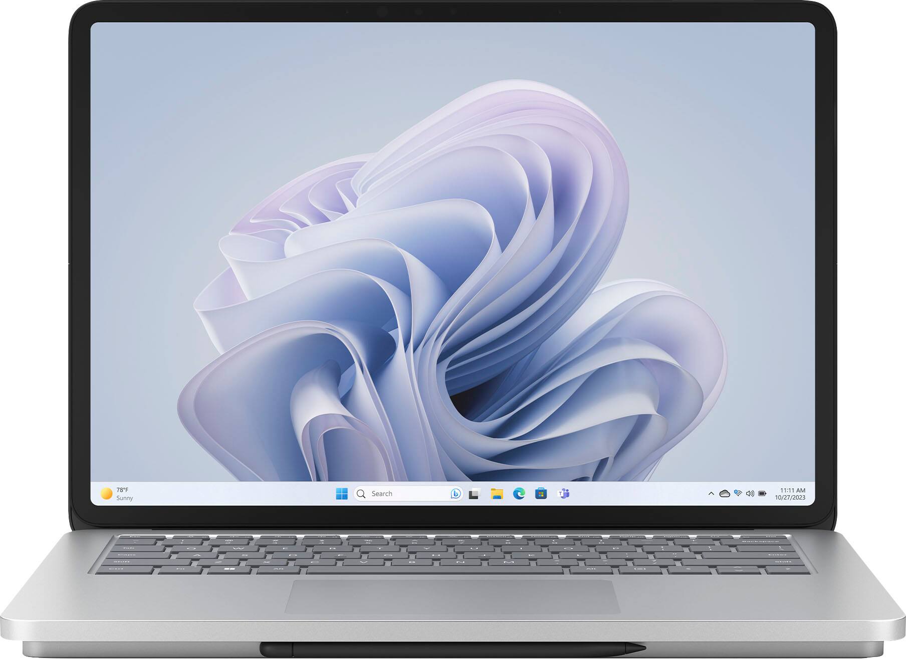 Alt View 11. Microsoft - Surface Laptop Studio 2 - 14.4" Touch-Screen - Intel Core i7 with 32GB Memory -RTX 2000 Ada Gen-1TB SSD (Latest Model) - Platinum.