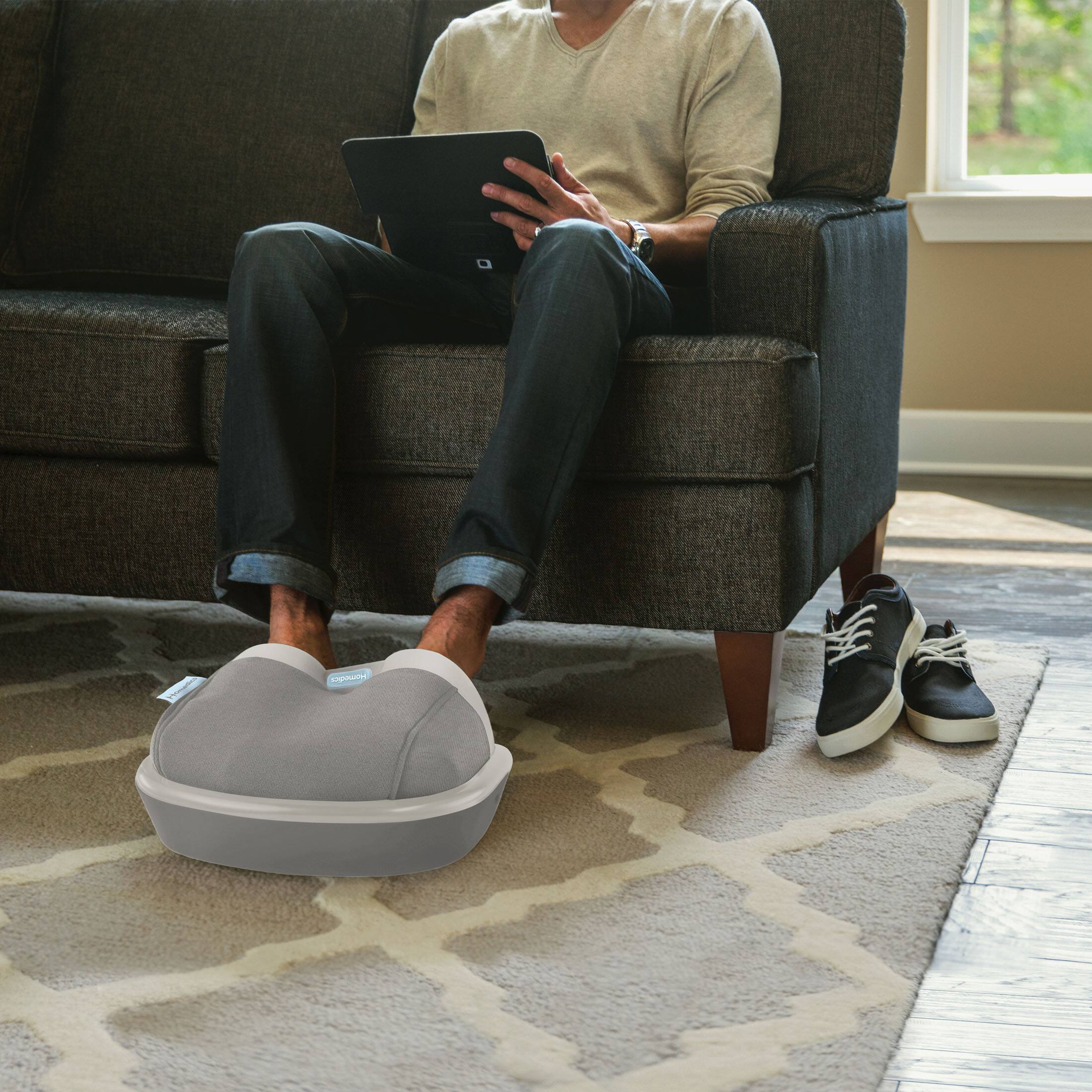 Alt View 15. Homedics - Shiatsu Air Max Foot Massager - Gray.