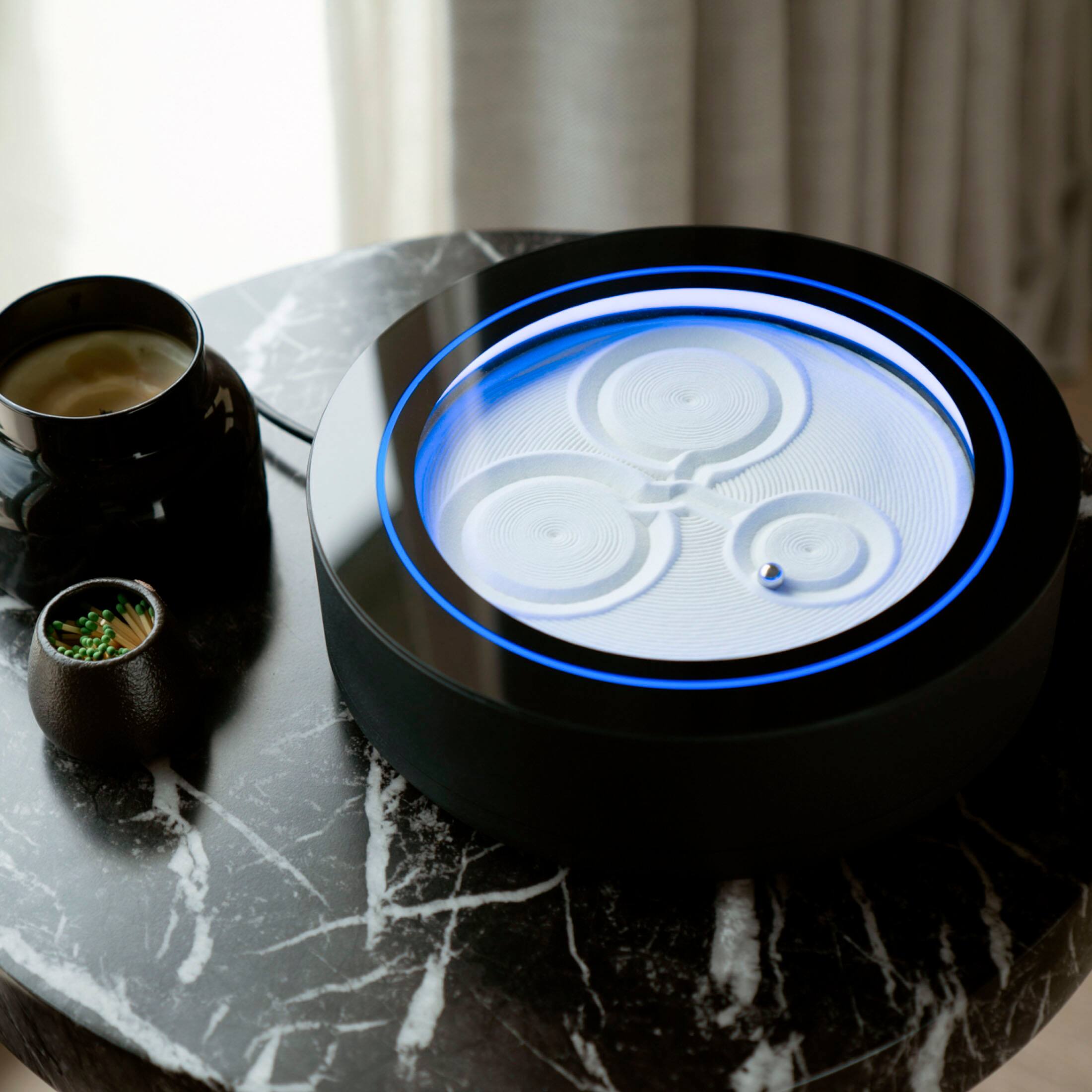 Alt View 11. Homedics - drift Meditation Sand Table 11" - Black.