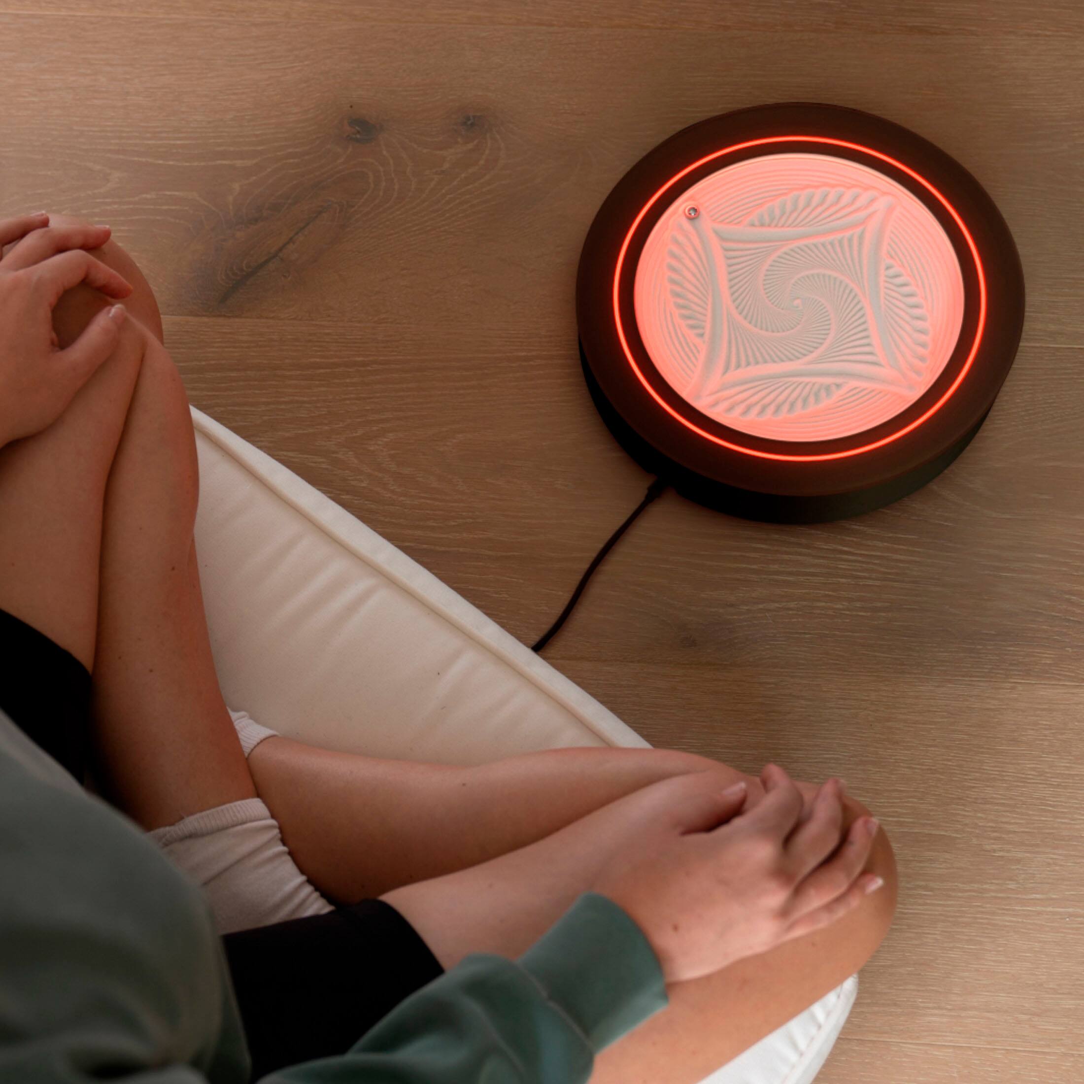 Alt View 18. Homedics - drift Meditation Sand Table 11" - Black.