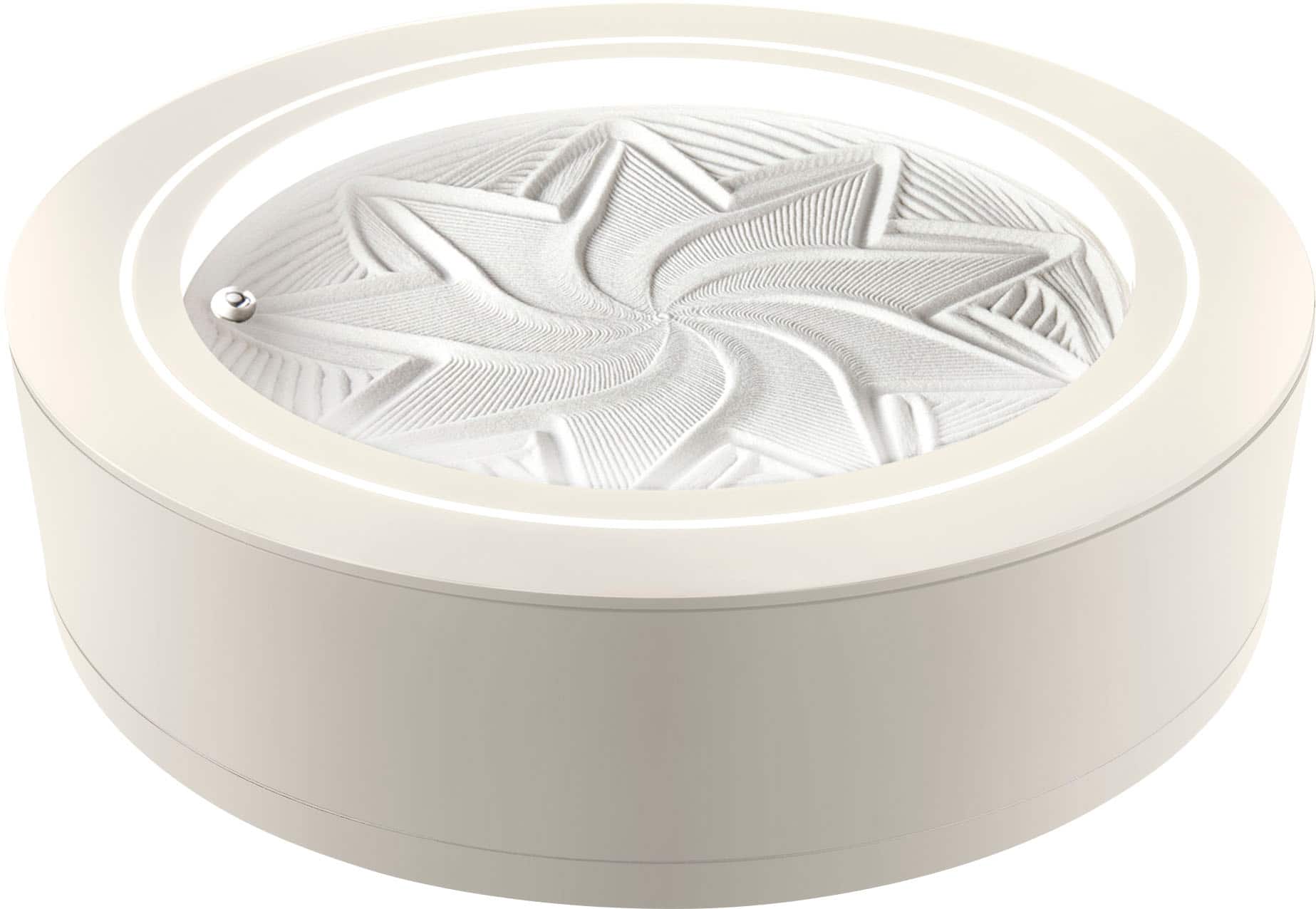 Homedics - drift Meditation Sand Table 11" - Cream - Front_Zoom