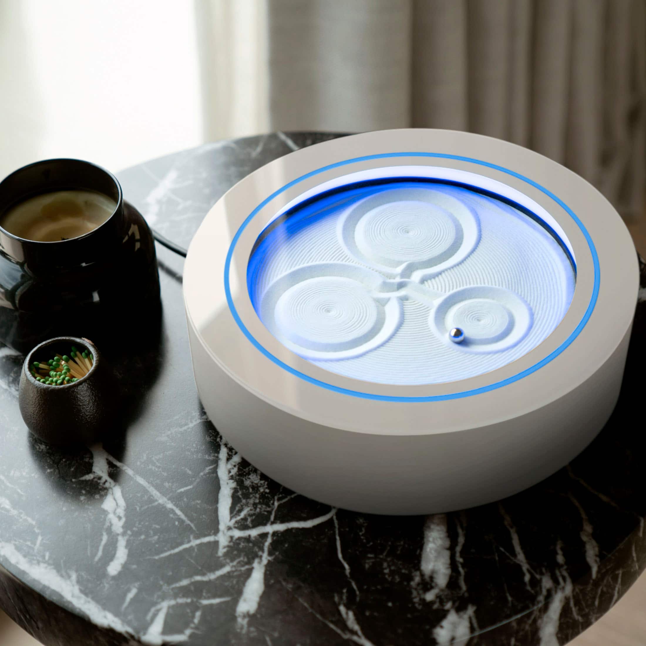 Alt View 11. Homedics - drift Meditation Sand Table 11" - Cream.