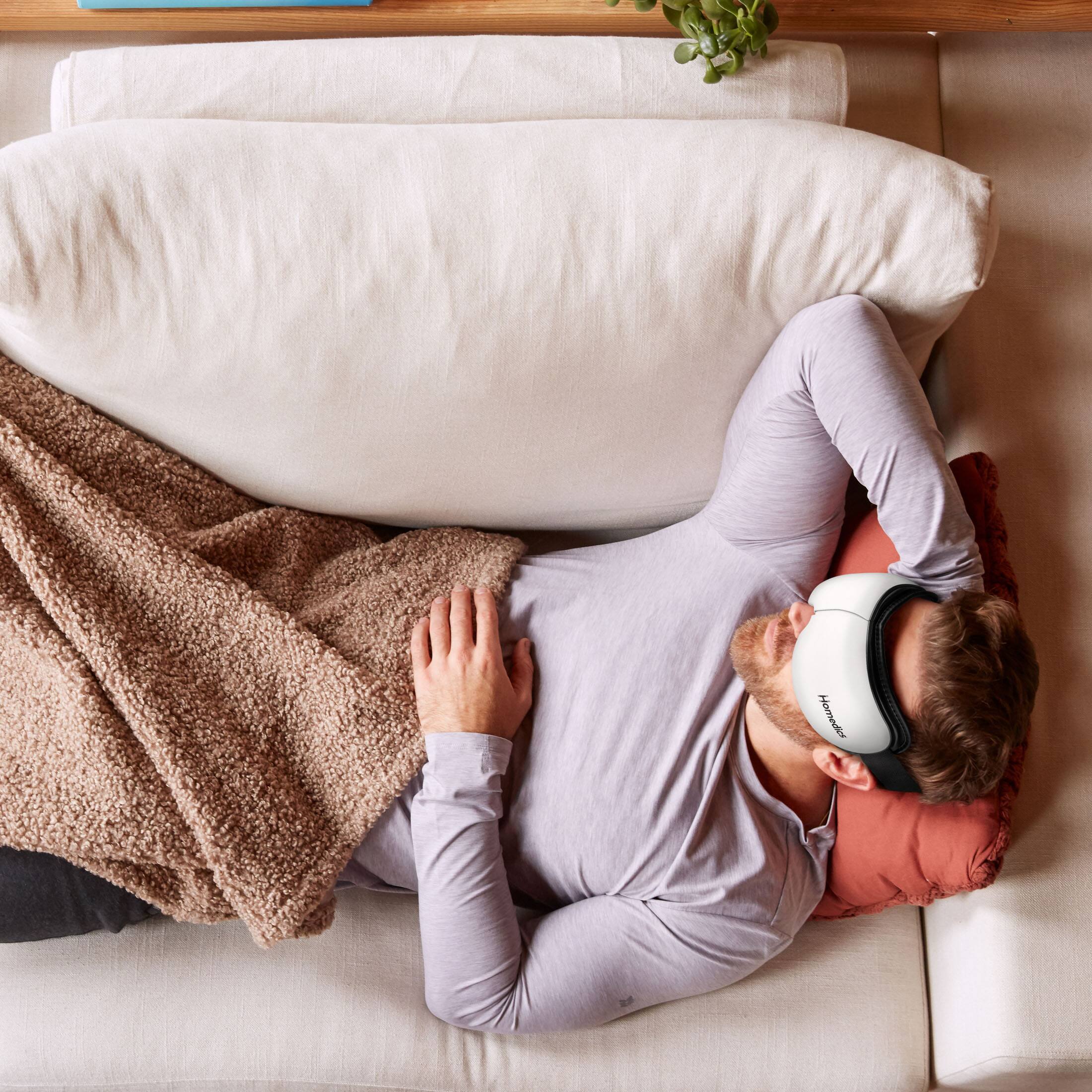 Alt View 15. Homedics - Cordless Eye Massager with Heat - White.