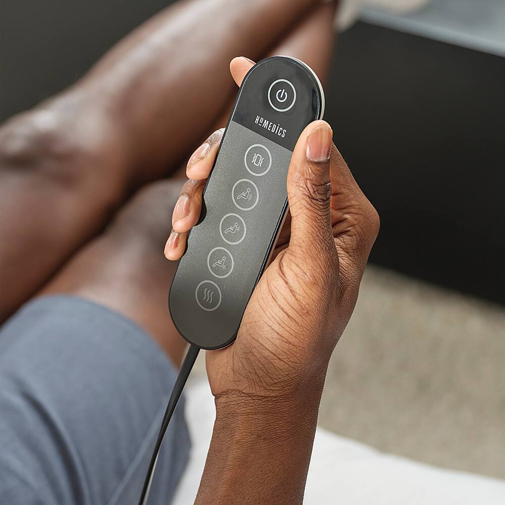 Alt View 14. Homedics - Shiatsu + Kneading & Vibration Massage Cushion with Heat - Gray.