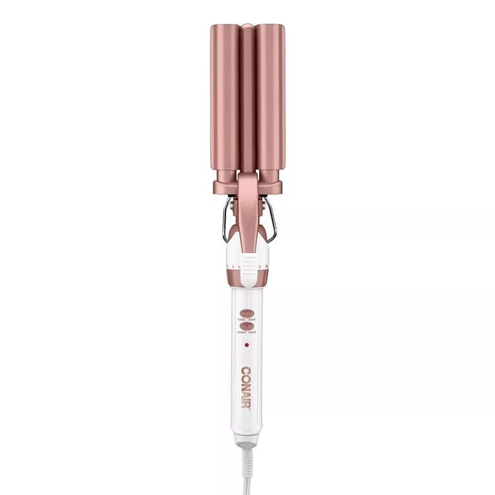 Conair - Double Ceramic Triple Barrel Waver - Rose Gold - Angle_Zoom