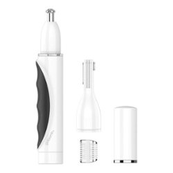 Conair - GIRLBOMB Nose, Brow & Face Hair Trimmer Dry - White - Angle_Zoom