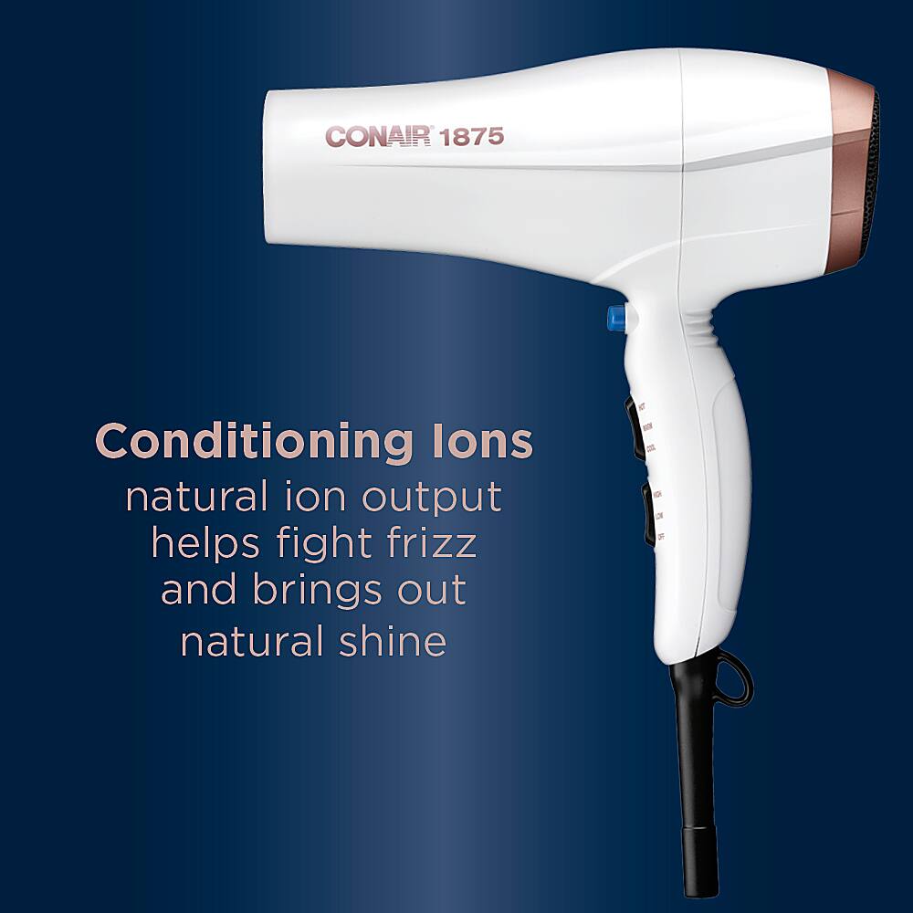 Best Buy: Conair Double Ceramic Hair Dryer White 565DCN