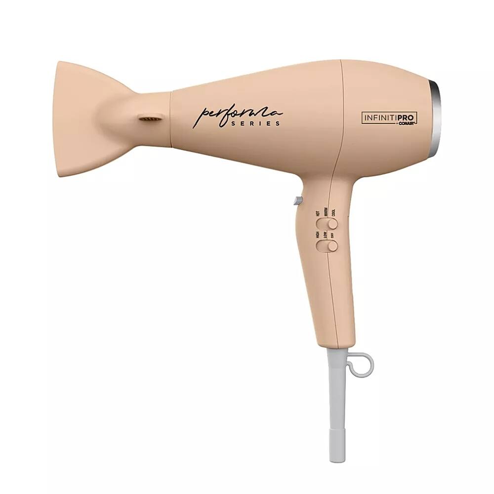 Top. Conair - InfinitiPRO Performa Series Ionic Ceramic Hair Dryer - Peach.