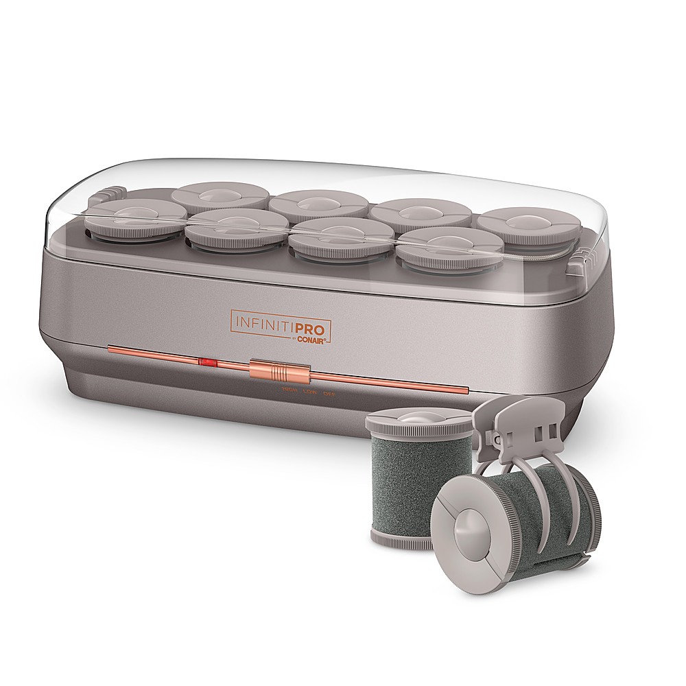 Conair - Jumbo Ionic Setter with 8 Ceramic Rollers - Champagne