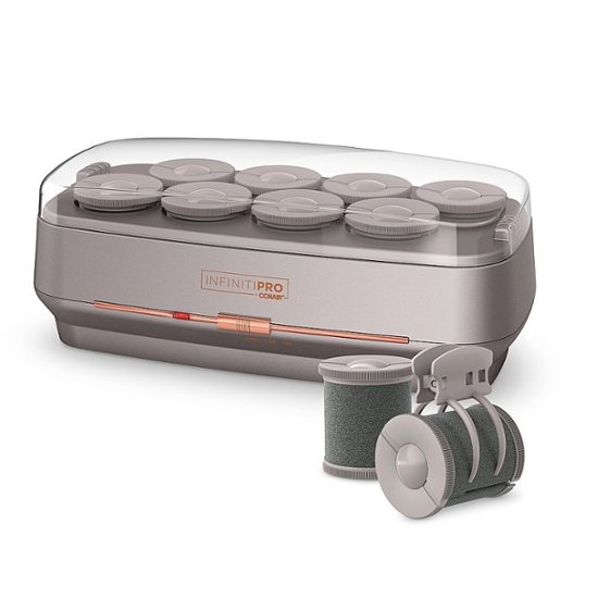 Angle Zoom. Conair - Jumbo Ionic Setter with 8 Ceramic Rollers - Champagne.