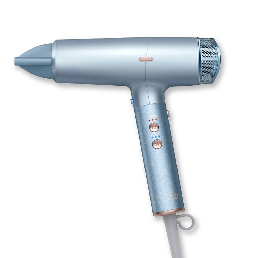 Back. Conair - InfinitiPRO DigitalAIRE Hair Dryer - Powder Blue.