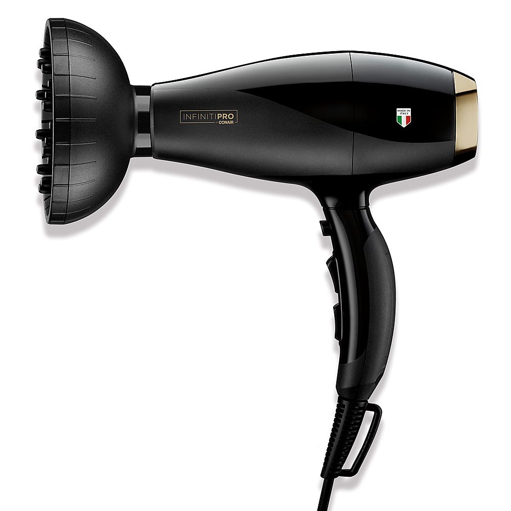 Back View: Conair - InfinitiPRO Italian Performance ArteBella Ionic Hair Dryer - Black