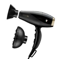 Conair - InfinitiPRO Italian Performance ArteBella Ionic Hair Dryer - Black - Front_Zoom