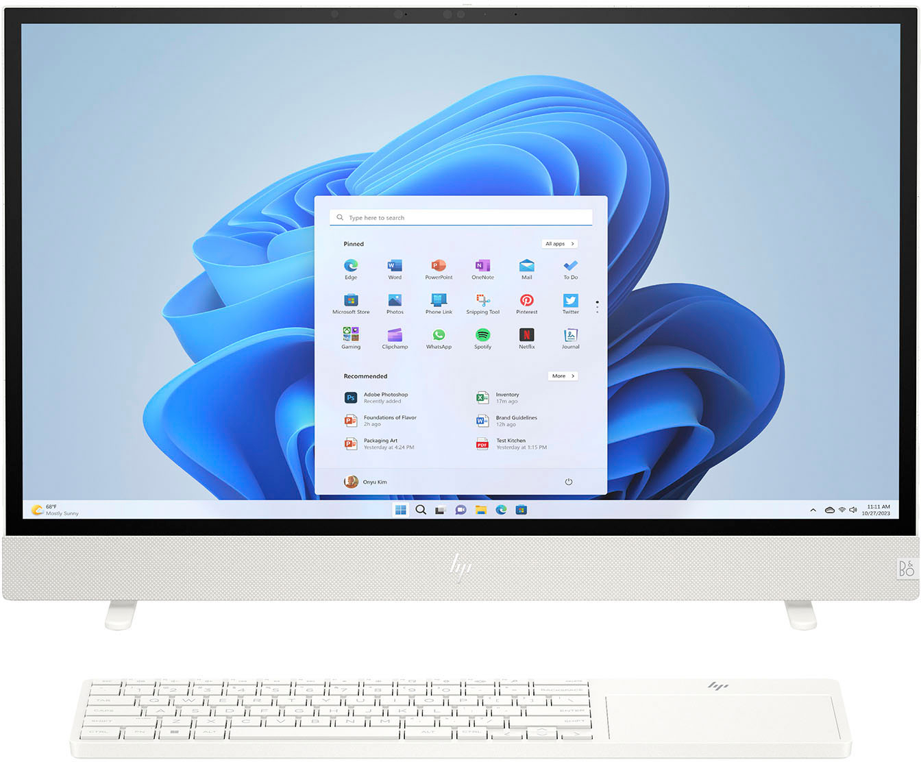 HP 23.8 All-in-One Touchscreen Desktop - 13th Gen Intel Core i7