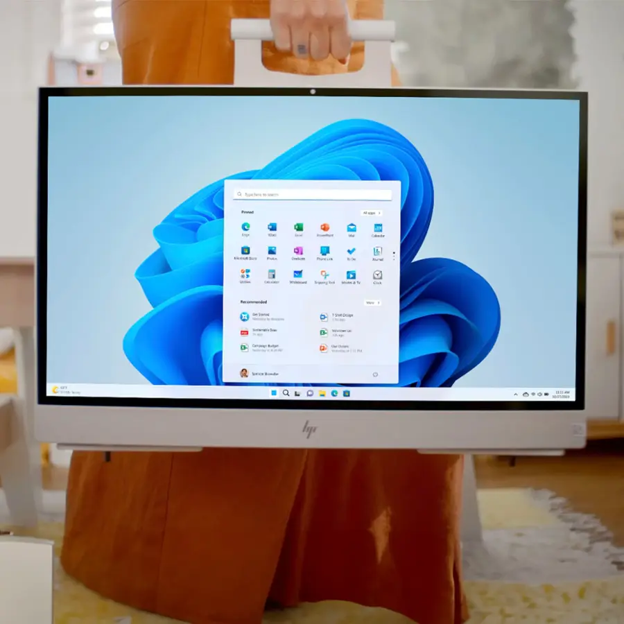 Alt View 18. HP - Envy Move 23.8" QHD Touch-Screen Portable All-in-One - Intel Core i5 - 8GB Memory - 512GB SSD - Shell White.