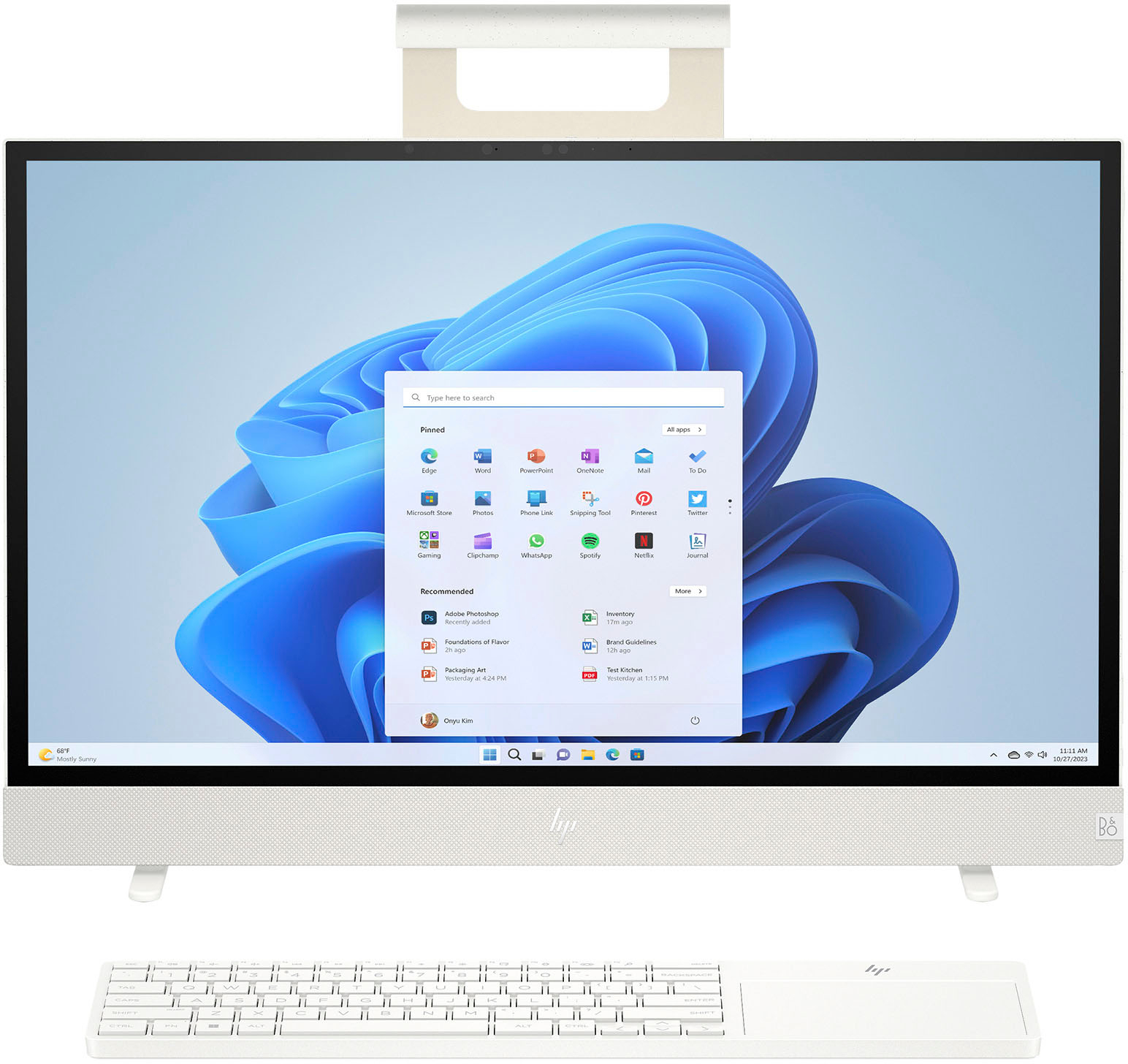 HP Envy Move 23.8 QHD Touch-Screen Portable All-in-One Intel Core i5 8GB  Memory 512GB SSD Shell White 24-cs0074 - Best Buy