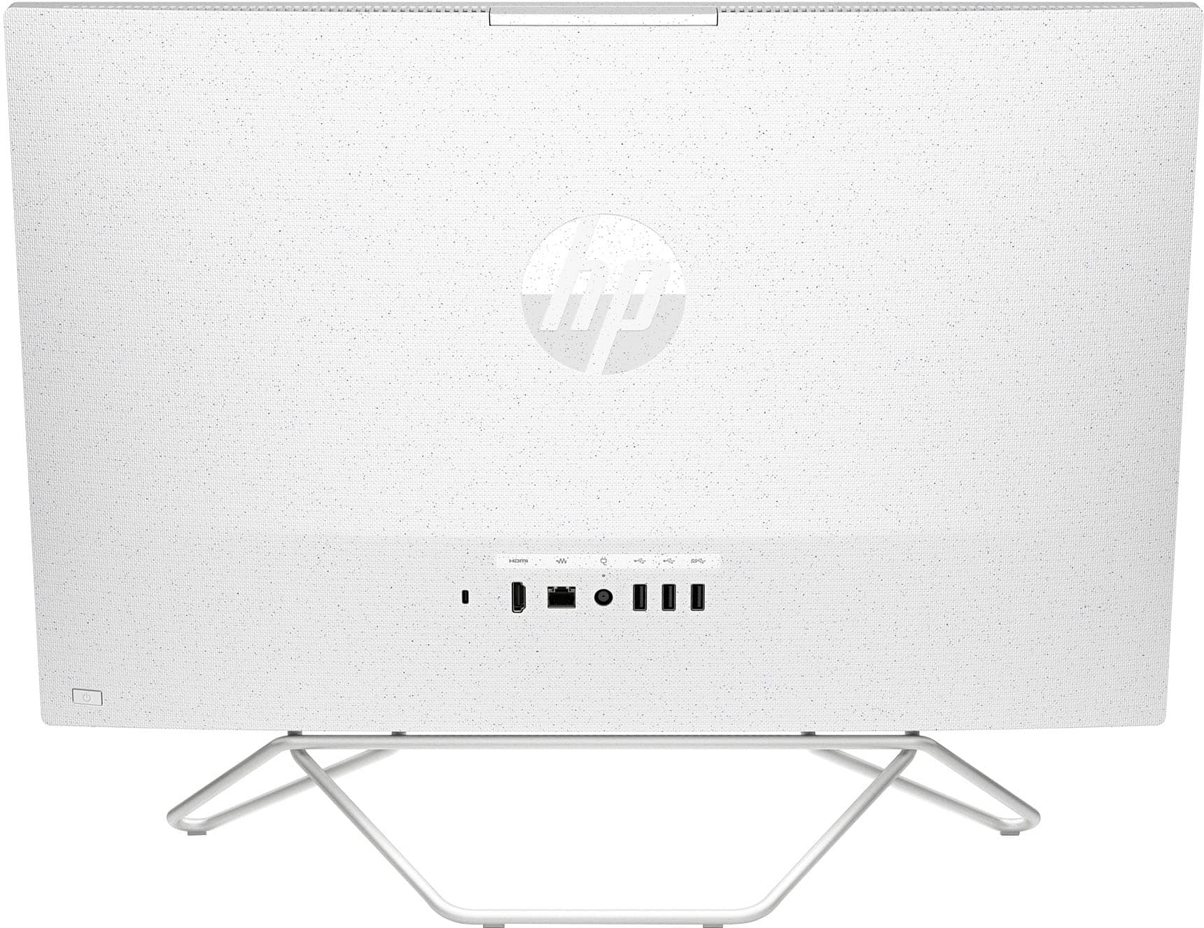 Alt View 2. HP - 23.8" Full HD Touch-Screen All-in-One - Intel Core i3 - 8GB Memory - 512GB SSD - Starry White.