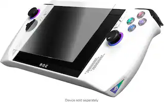 Front. ZAGG - Glass+ Defense for ASUS ROG Ally 7" Gaming Device - Clear.