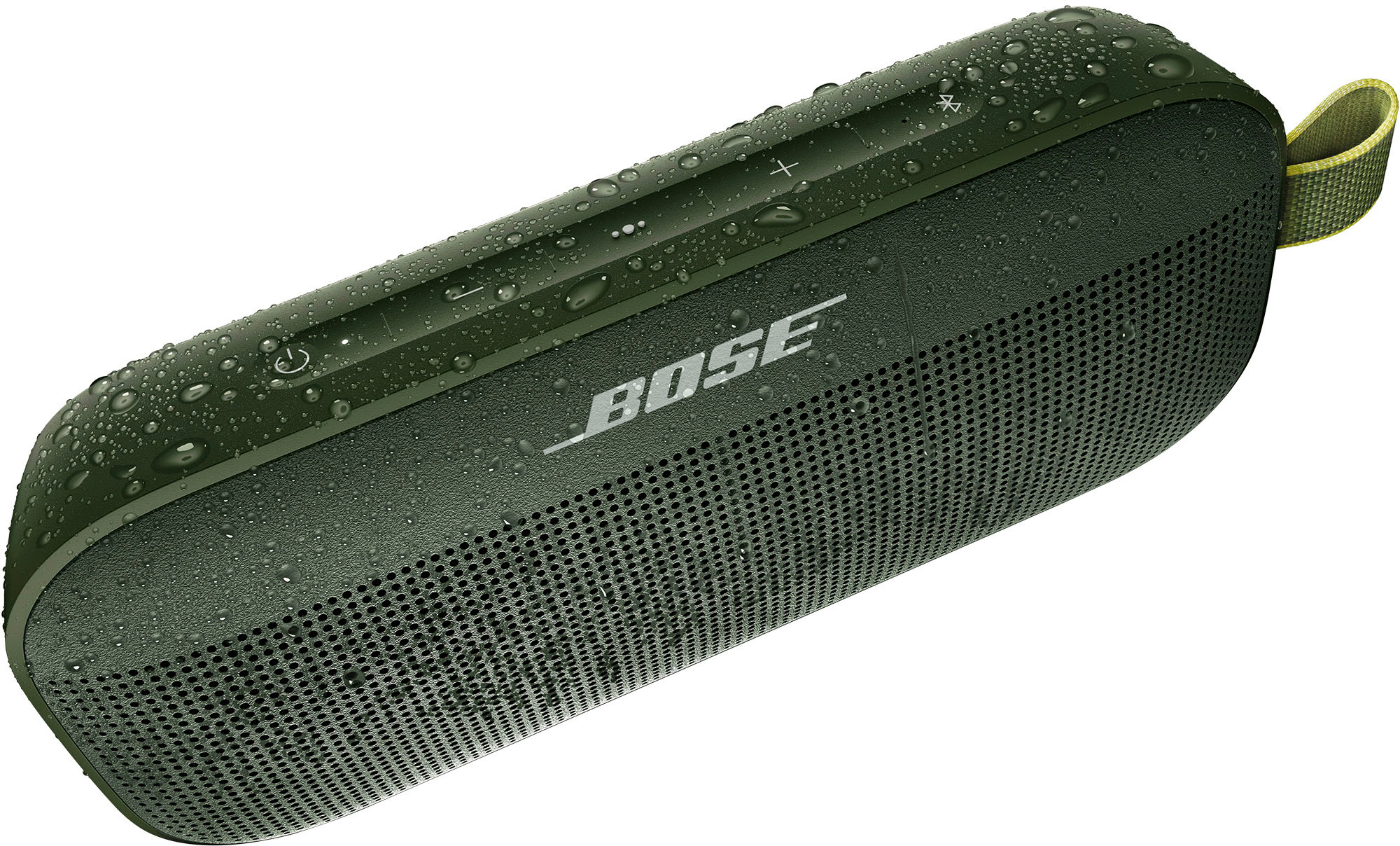 Angle View: Bose - SoundLink Flex Portable Bluetooth Speaker with Waterproof/Dustproof Design - Limited Edition Cypress Green
