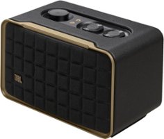 JBL - Authentics 200 Smart Home Speaker - Black - Front_Zoom