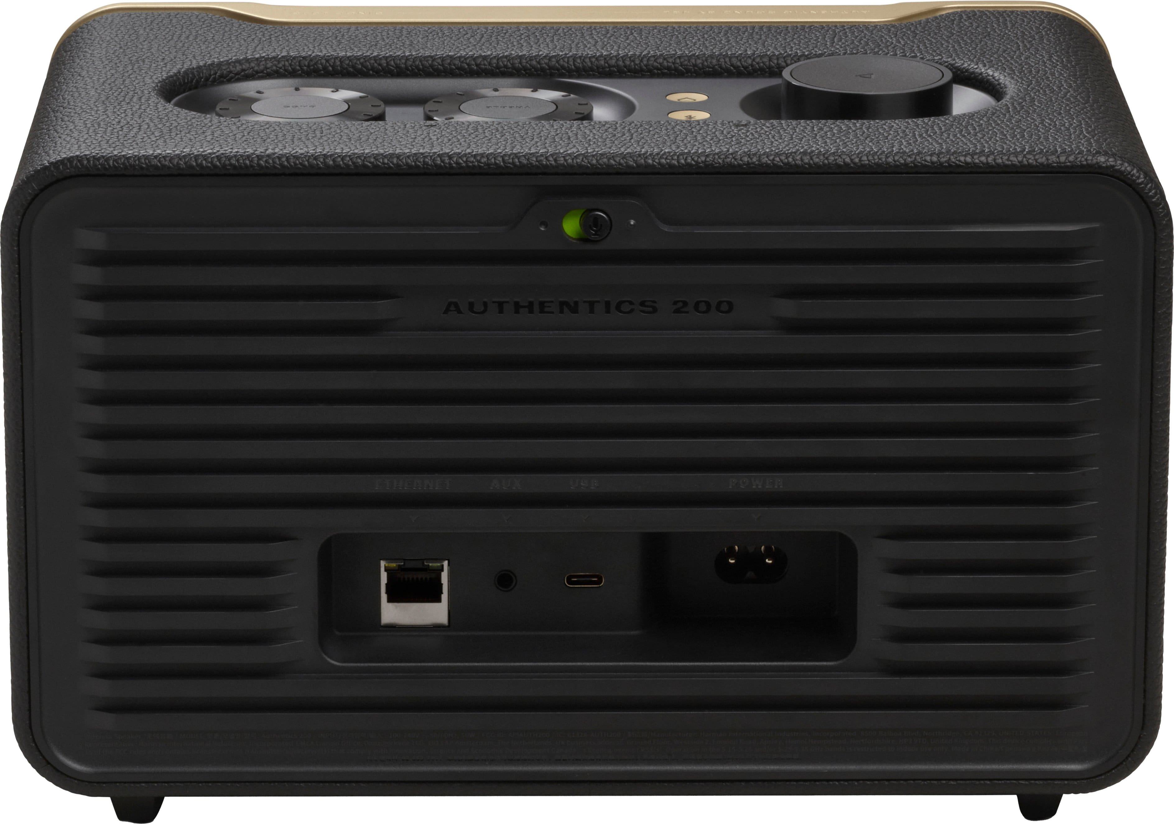 Alt View 11. JBL - Authentics 200 Smart Home Speaker - Black.