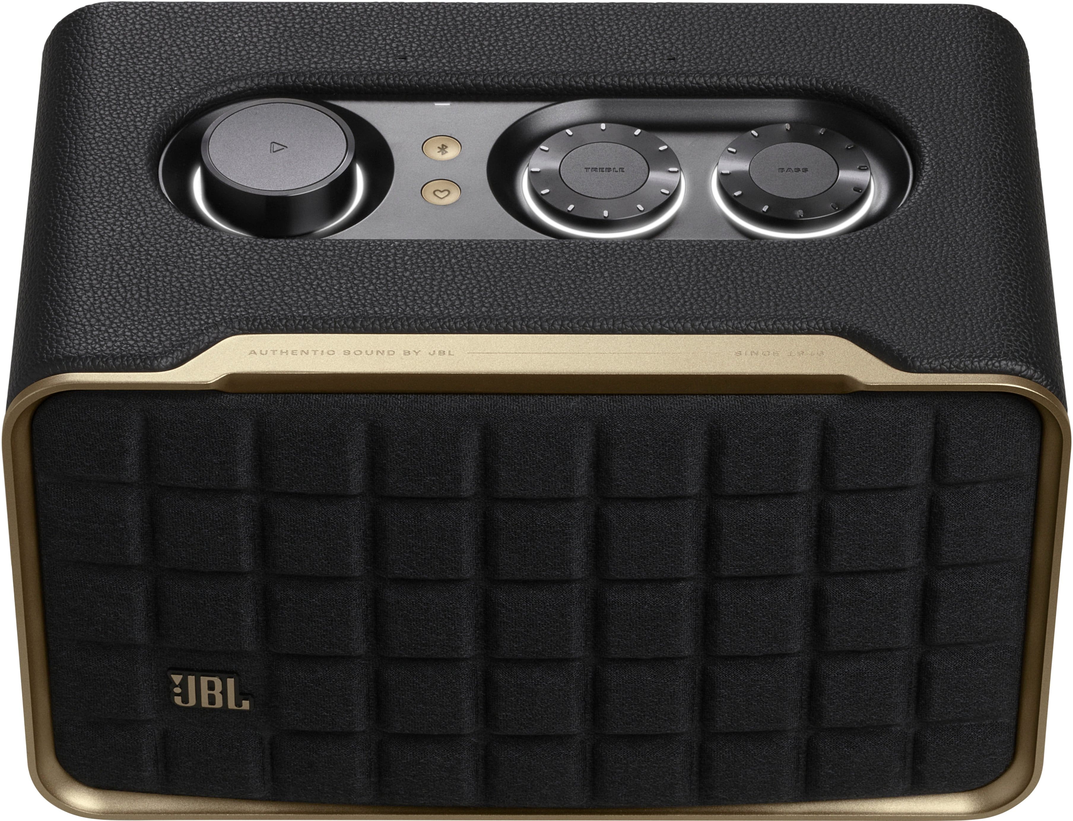 Alt View 1. JBL - Authentics 200 Smart Home Speaker - Black.