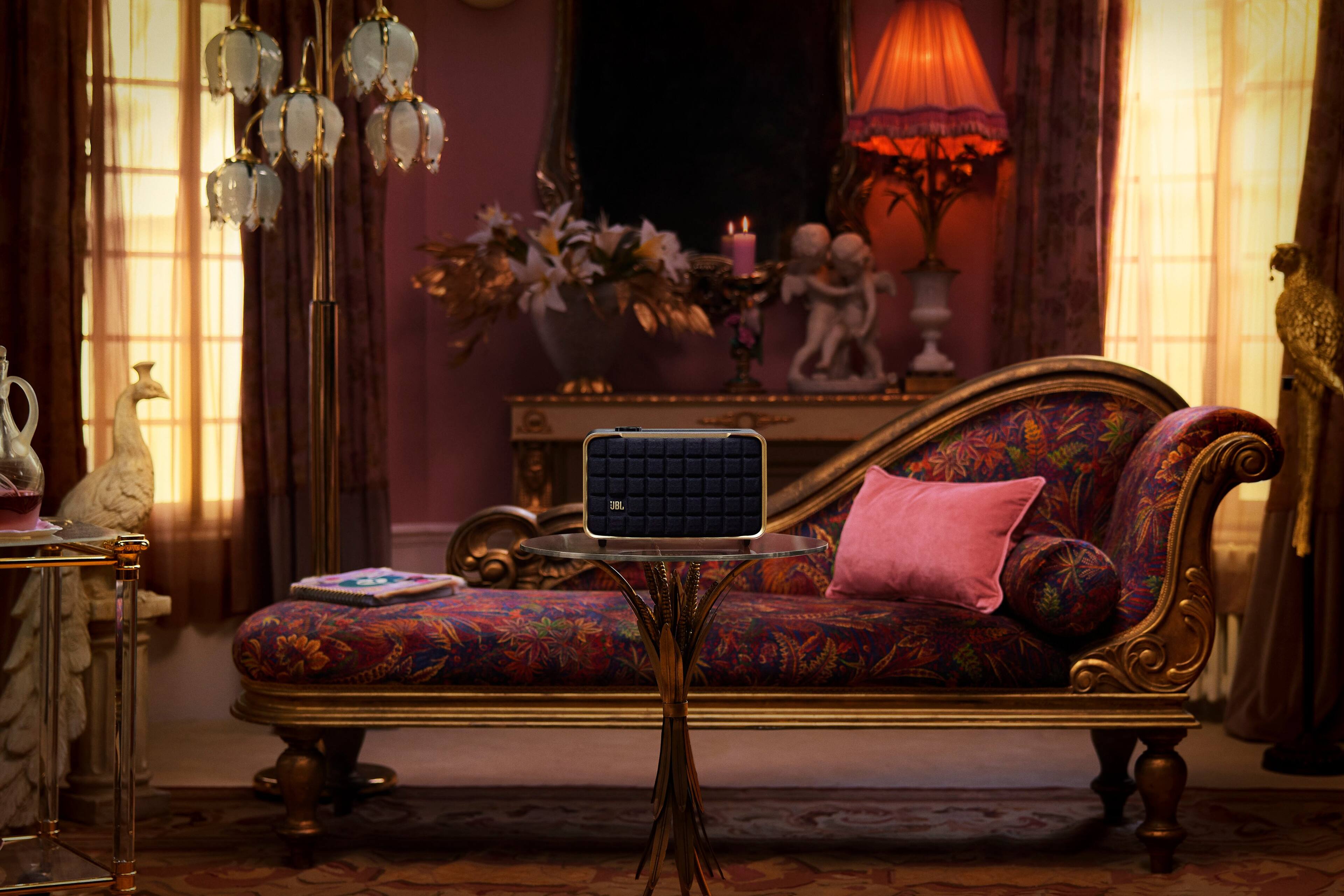 Alt View 24. JBL - Authentics 200 Smart Home Speaker - Black.