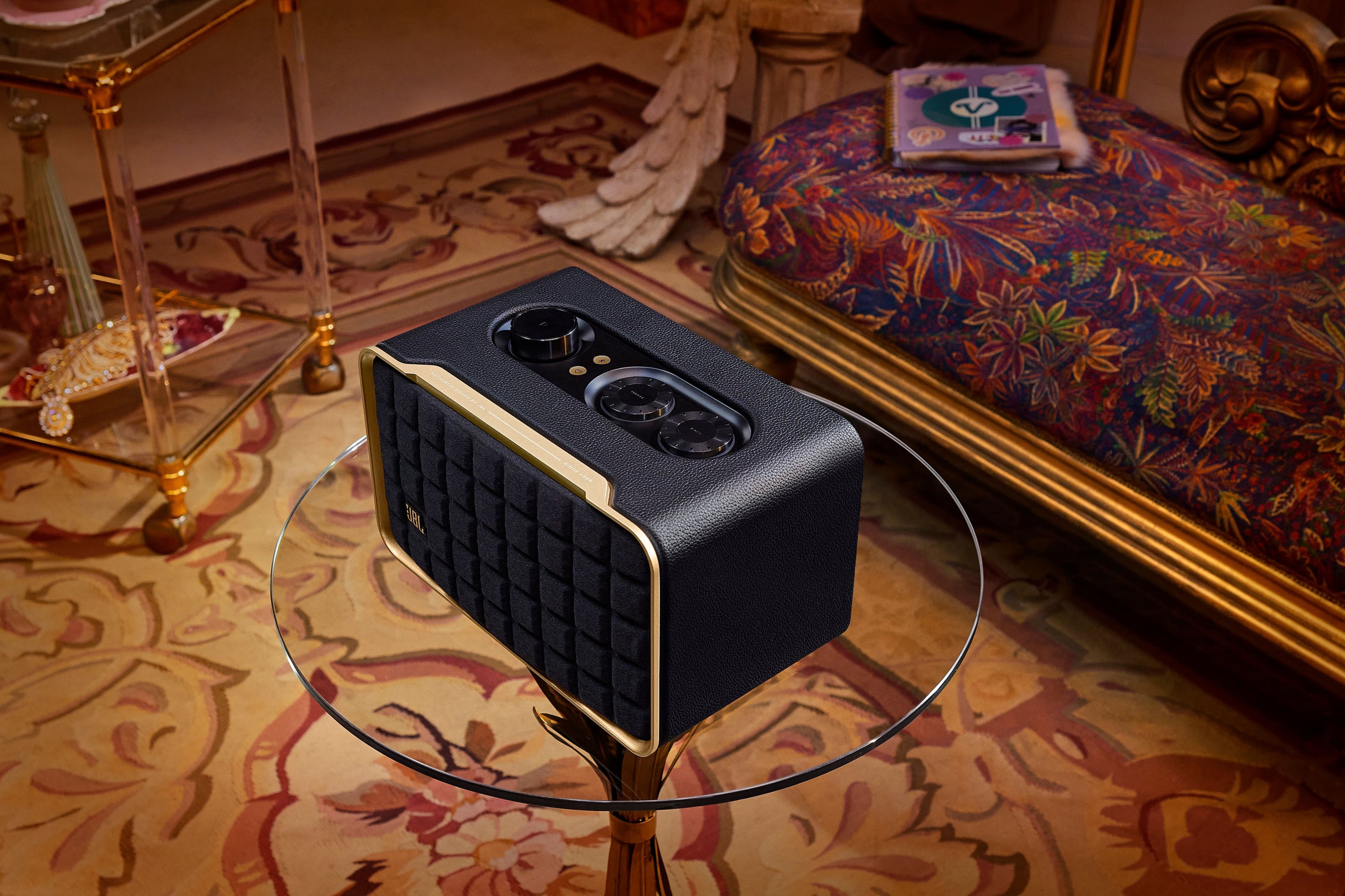 Alt View 25. JBL - Authentics 200 Smart Home Speaker - Black.