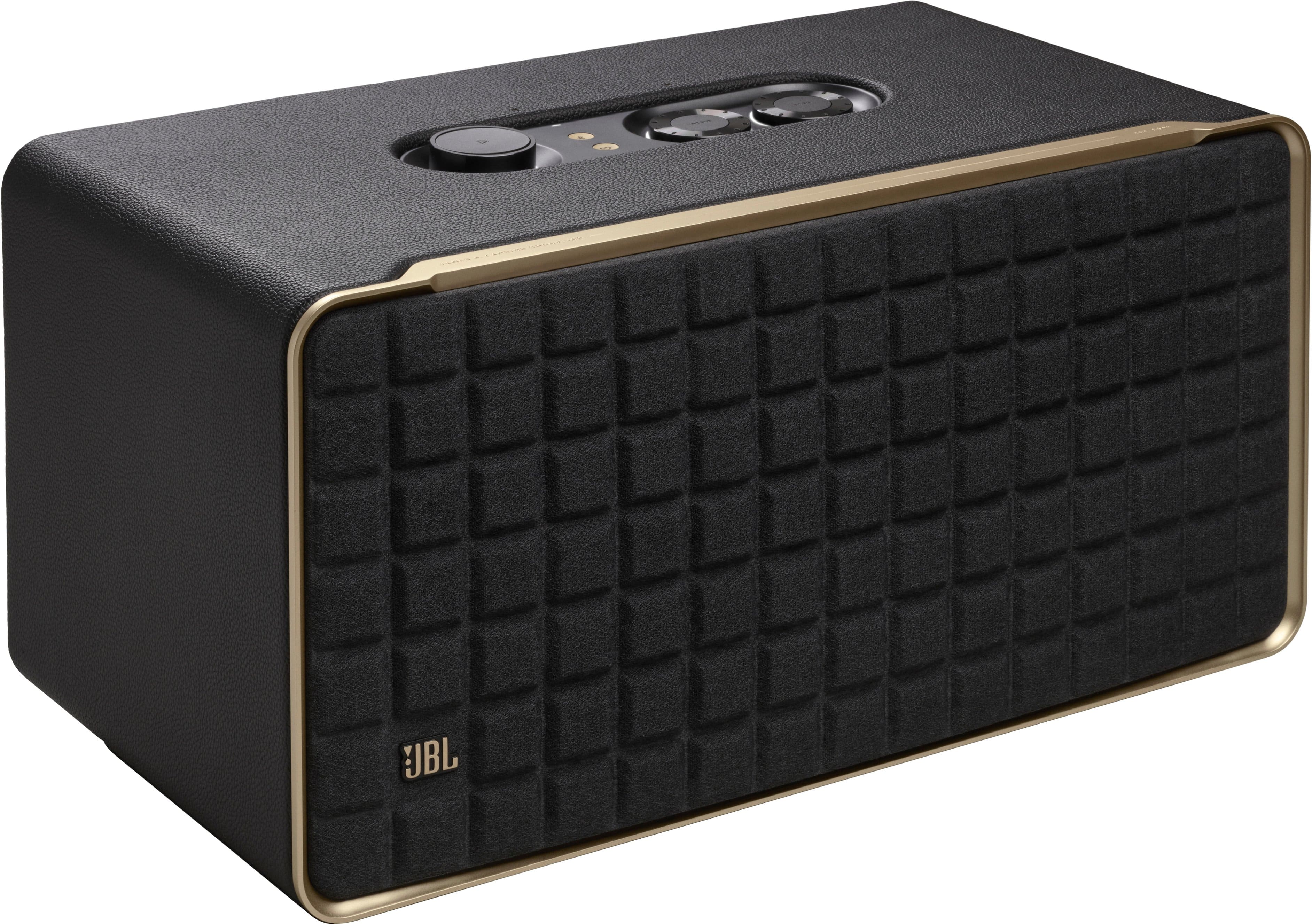Angle. JBL - Authentics 500 Smart Home Speaker - Black.