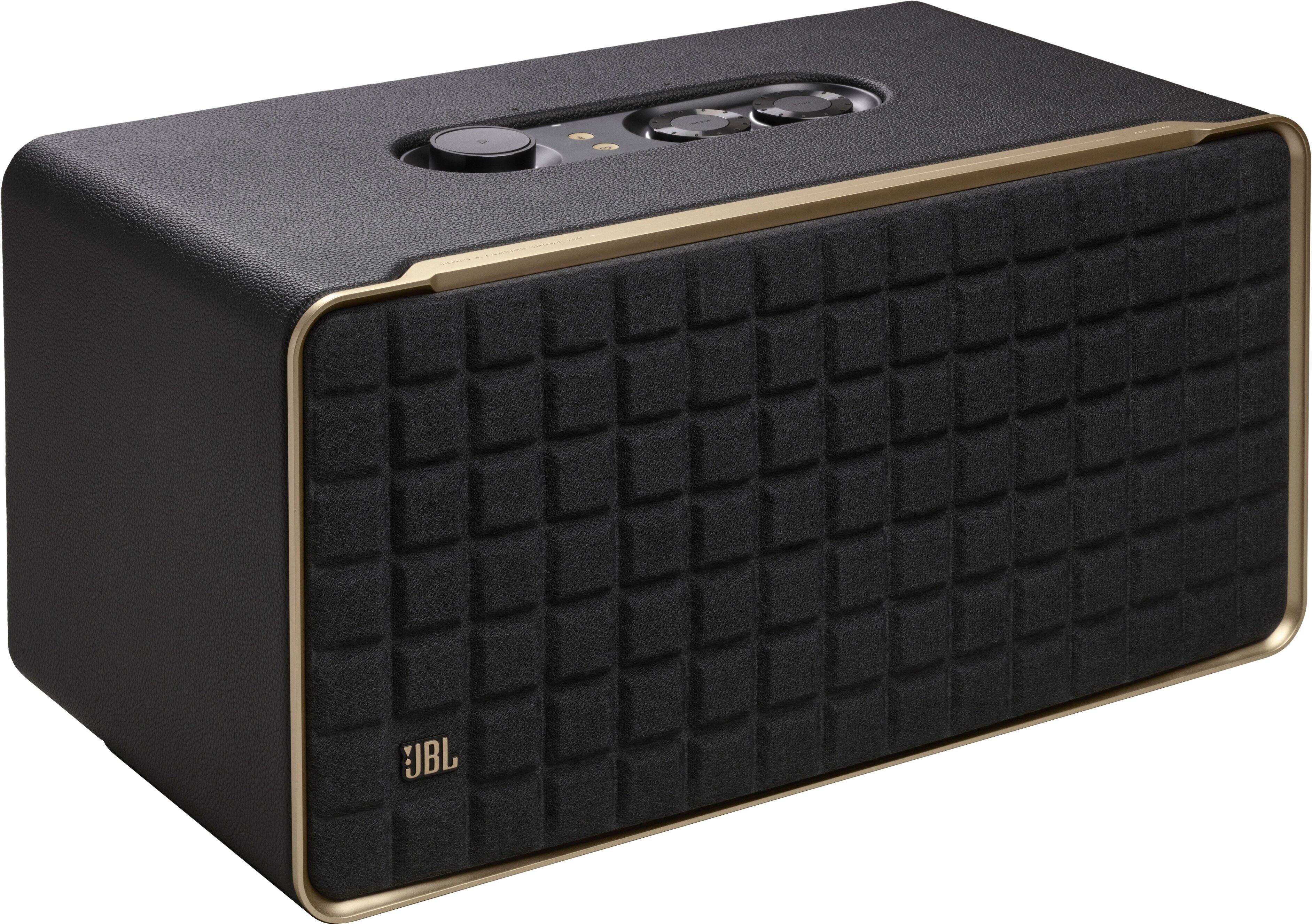 Angle. JBL - Authentics 500 Smart Home Speaker - Black.